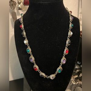 Vintage Multicolor glass necklace